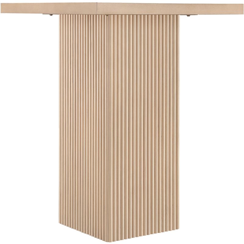 Meridian Furniture Belinda Natural Oak Veneer And Solid Wood Bar Height Table