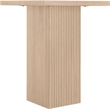 Meridian Furniture Belinda Natural Oak Veneer And Solid Wood Bar Height Table