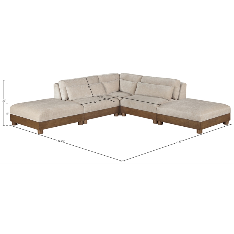 Meridian Furniture Turin 120