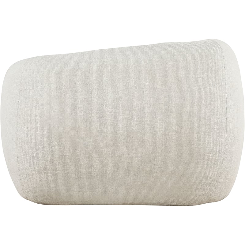 Meridian Furniture Elowen Cream Fabric Upholstered Chair