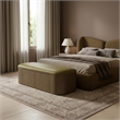 Meridian Furniture Velden Olive Vegan Leather Upholstered Storage Bench