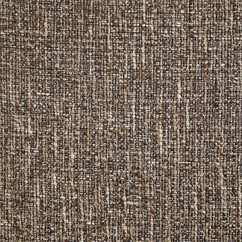 Meridian Furniture Marlowe Brown Linen Textured Fabric Swivel Accent Chair