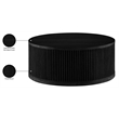 Meridian Furniture Madera Black Oak Veneer With Caster Wheels Coffee Table