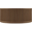 Meridian Furniture Madera Brown Oak Veneer With Caster Wheels Coffee Table