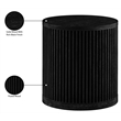 Meridian Furniture Madera Black Oak Veneer And Solid Wood End Table