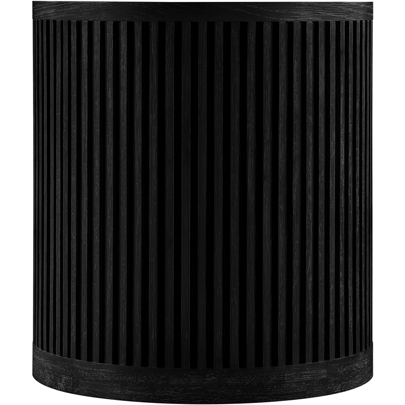 Meridian Furniture Madera Black Oak Veneer And Solid Wood End Table