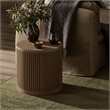Meridian Furniture Madera Brown Walnut Oak Veneer And Solid Wood End Table
