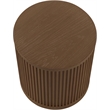 Meridian Furniture Madera Brown Walnut Oak Veneer And Solid Wood End Table