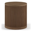 Meridian Furniture Madera Brown Walnut Oak Veneer And Solid Wood End Table