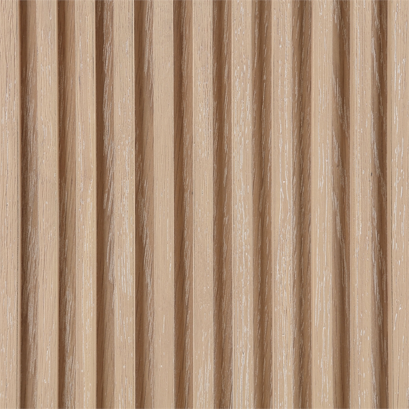 Meridian Furniture Madera Natural Oak Veneer With Caster Wheels Coffee Table