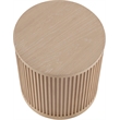 Meridian Furniture Madera Natural Oak Veneer And Solid Wood End Table