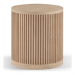 Meridian Furniture Madera Natural Oak Veneer And Solid Wood End Table