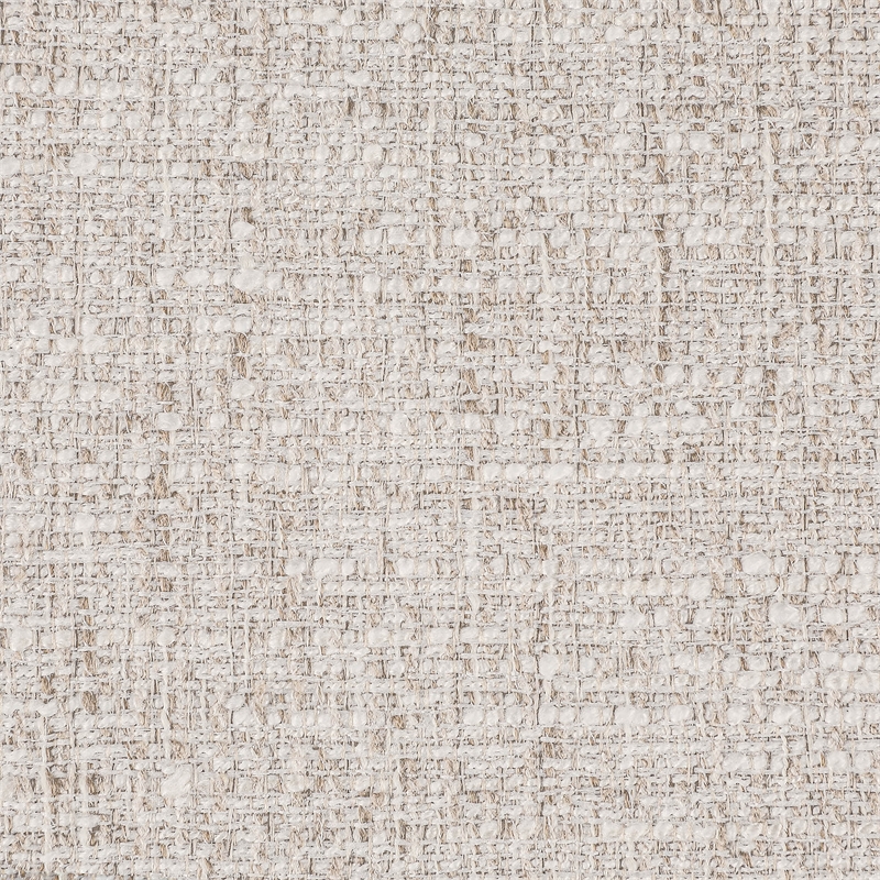 Meridian Furniture Nara Beige Linen Textured Fabric Upholstered Bench