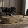 Meridian Furniture Catania Beige Concrete Indoor/Outdoor Coffee Table