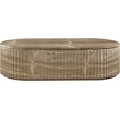 Meridian Furniture Catania Beige Concrete Indoor/Outdoor Coffee Table