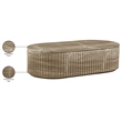 Meridian Furniture Catania Beige Concrete Indoor/Outdoor Coffee Table