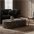 Meridian Furniture Catania Brown Concrete Indoor/Outdoor Coffee Table