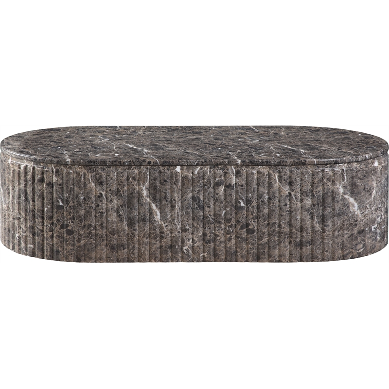 Meridian Furniture Catania Brown Concrete Indoor/Outdoor Coffee Table
