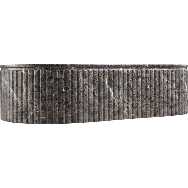 Meridian Furniture Catania Brown Concrete Indoor/Outdoor Coffee Table