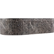 Meridian Furniture Catania Brown Concrete Indoor/Outdoor Coffee Table