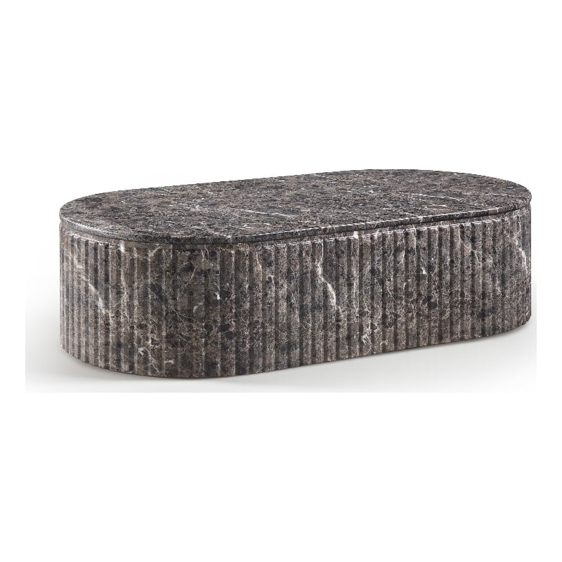 Meridian Furniture Catania Brown Concrete Indoor/Outdoor Coffee Table