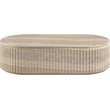 Meridian Furniture Catania Travertine Concrete Indoor/Outdoor Coffee Table