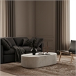 Meridian Furniture Catania White Concrete Indoor/Outdoor Coffee Table
