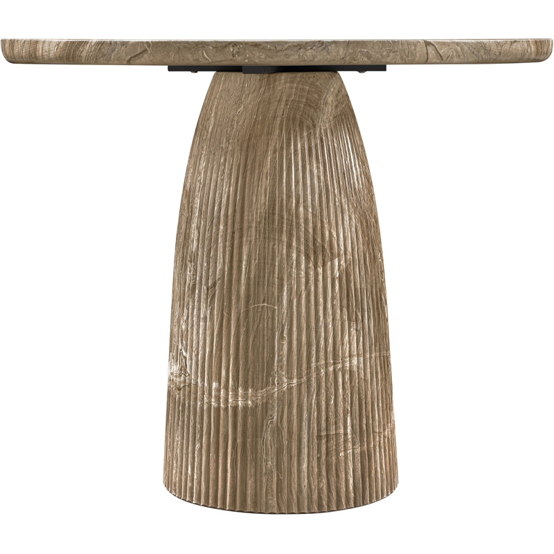 Meridian Furniture Venosa Beige Concrete Indoor / Outdoor Counter Height Table