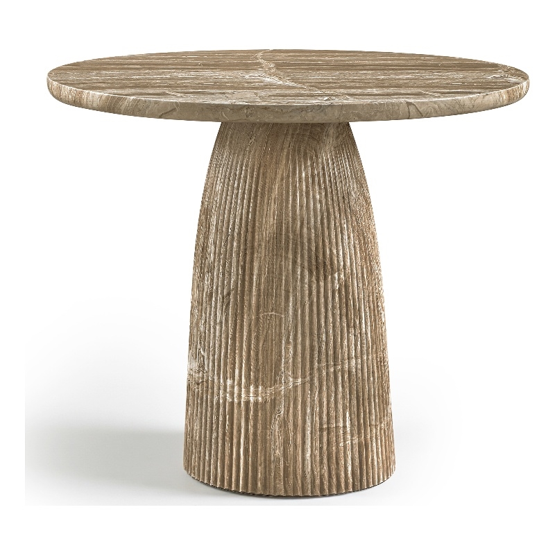 Meridian Furniture Venosa Beige Concrete Indoor / Outdoor Counter Height Table