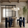 Meridian Furniture Venosa Travertine Concrete In / Outdoor Counter Height Table