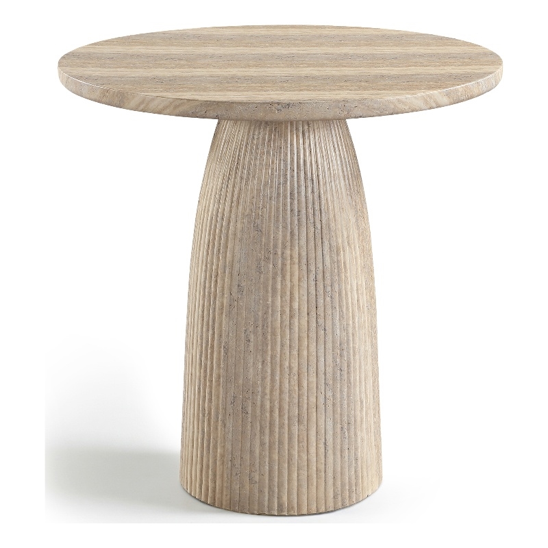 Meridian Furniture Venosa Travertine Concrete In / Outdoor Counter Height Table