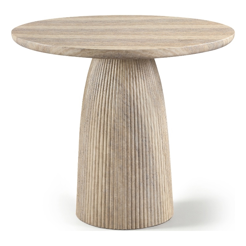 Meridian Furniture Venosa Travertine Concrete In / Outdoor Counter Height Table