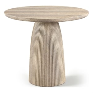 Meridian Furniture Venosa Travertine Concrete In / Outdoor Counter Height Table