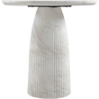 Meridian Furniture Venosa White Concrete Indoor / Outdoor Counter Height Table