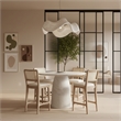 Meridian Furniture Venosa White Concrete Indoor / Outdoor Counter Height Table
