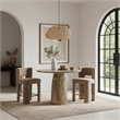 Meridian Furniture Venosa Beige Concrete Indoor / Outdoor Bar Table