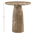 Meridian Furniture Venosa Beige Concrete Indoor / Outdoor Bar Table