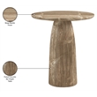 Meridian Furniture Venosa Beige Concrete Indoor / Outdoor Bar Table