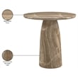 Meridian Furniture Venosa Beige Concrete Indoor / Outdoor Bar Table
