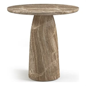 Meridian Furniture Venosa Beige Concrete Indoor / Outdoor Bar Table