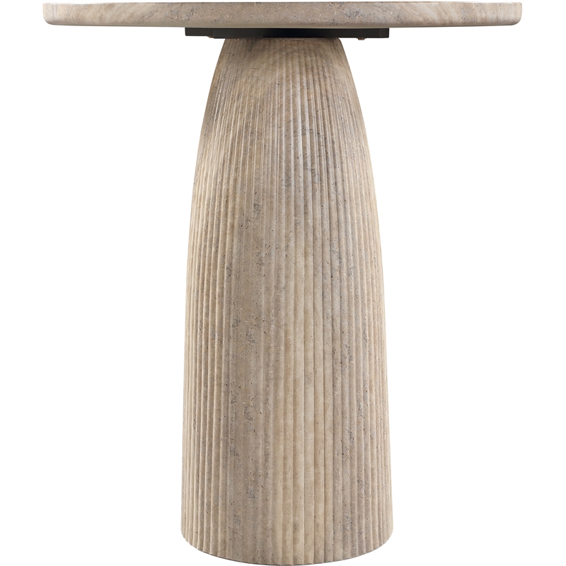 Meridian Furniture Venosa Travertine Concrete Indoor / Outdoor Bar Table