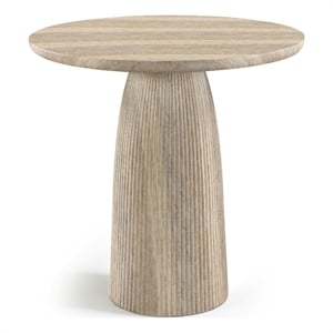 Meridian Furniture Venosa Travertine Concrete Indoor / Outdoor Bar Table