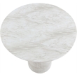Meridian Furniture Venosa White Concrete Indoor / Outdoor Bar Table