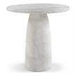 Meridian Furniture Venosa White Concrete Indoor / Outdoor Bar Table