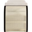 Meridian Furniture Zephyr Beige Linen Textured Fabric Upholstered Chaise