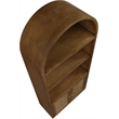 Meridian Furniture Botanical Brown Solid Wood Bookcase