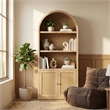 Meridian Furniture Botanical Natural Solid Wood Bookcase