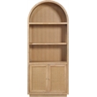 Meridian Furniture Botanical Natural Solid Wood Bookcase