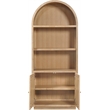 Meridian Furniture Botanical Natural Solid Wood Bookcase
