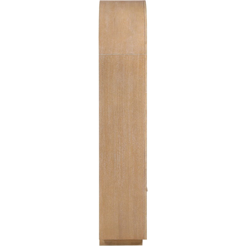 Meridian Furniture Botanical Natural Solid Wood Bookcase